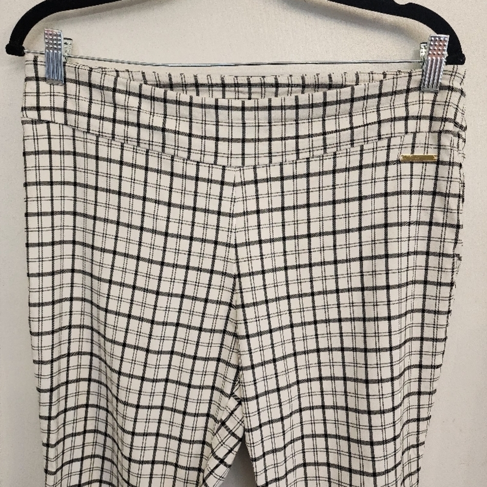 Counterparts White and Black Plaid Pants Petite Large - Picture 14 of 15